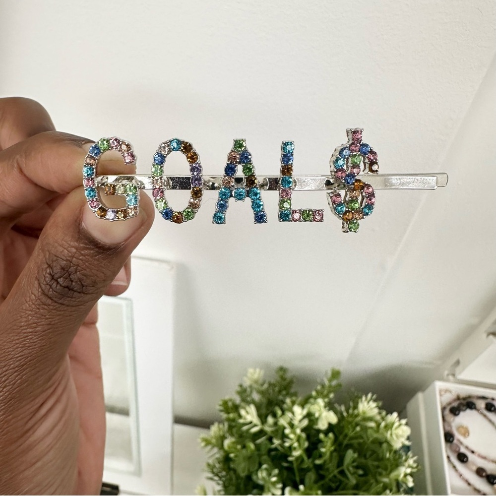 Blinged Out “GOAL$” Barrette